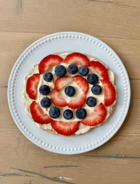 High Protein Fruit Pizza