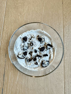 No Bake Oreo Protein Cheesecake