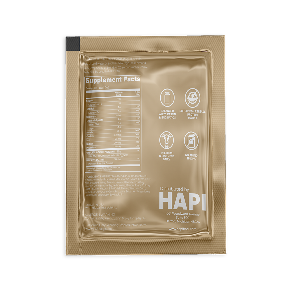 [Single Serve Packet] HAPI Peanut Butter-Marshmallow Cookie