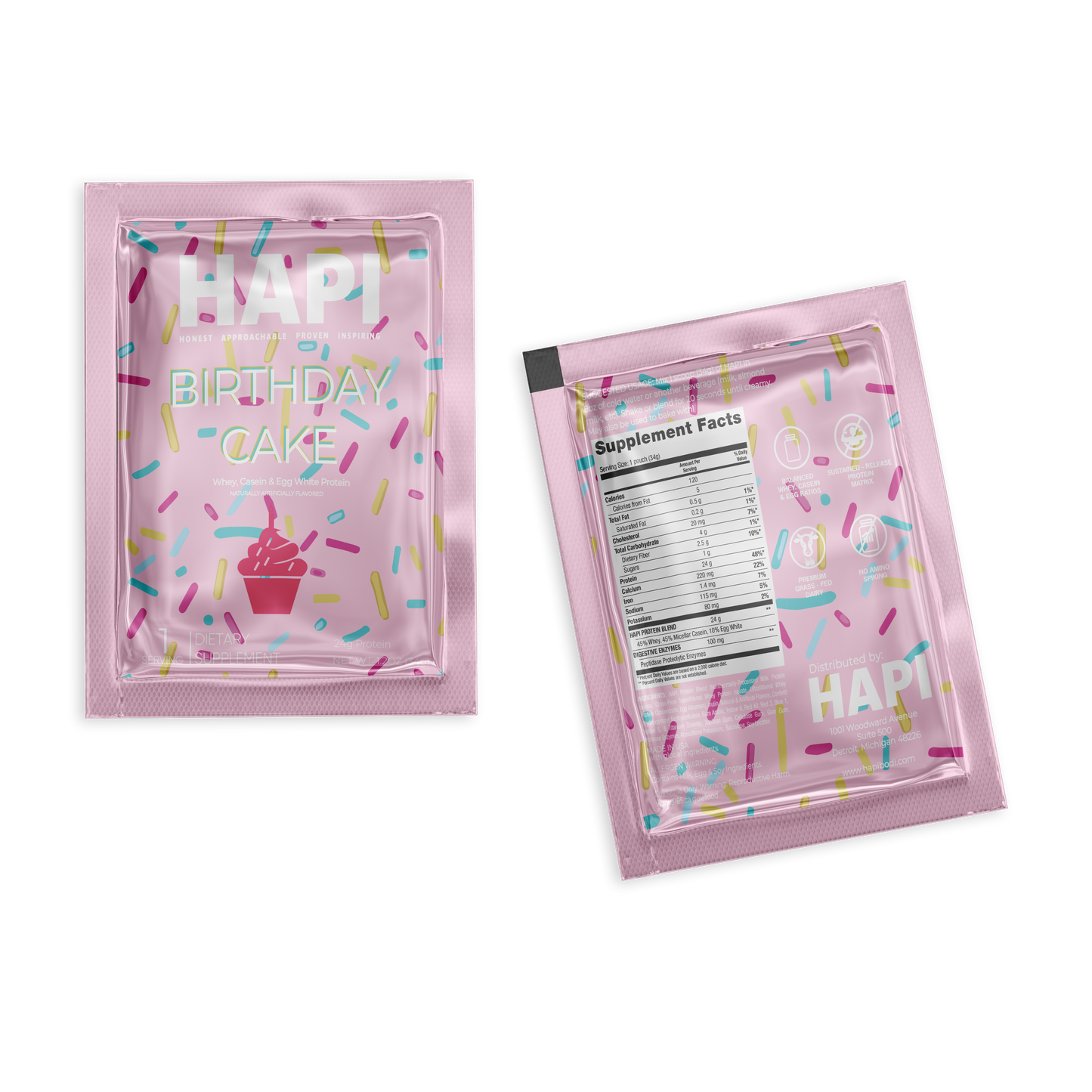 [Single Serve Packet] HAPI Birthday Cake: Emma's Birthday Bash Edition