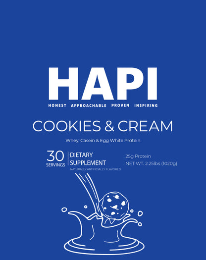 HAPI Cookies & Cream Protein