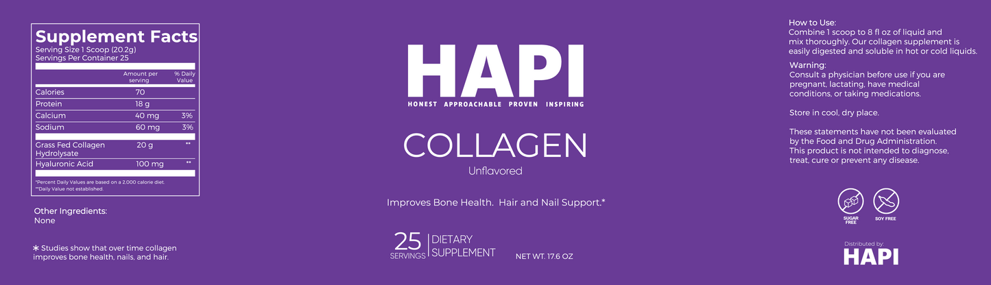 HAPI Collagen - Grass Fed