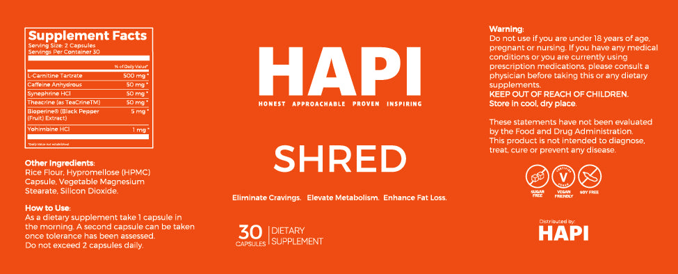 HAPI Shred Fat Burner - Capsule