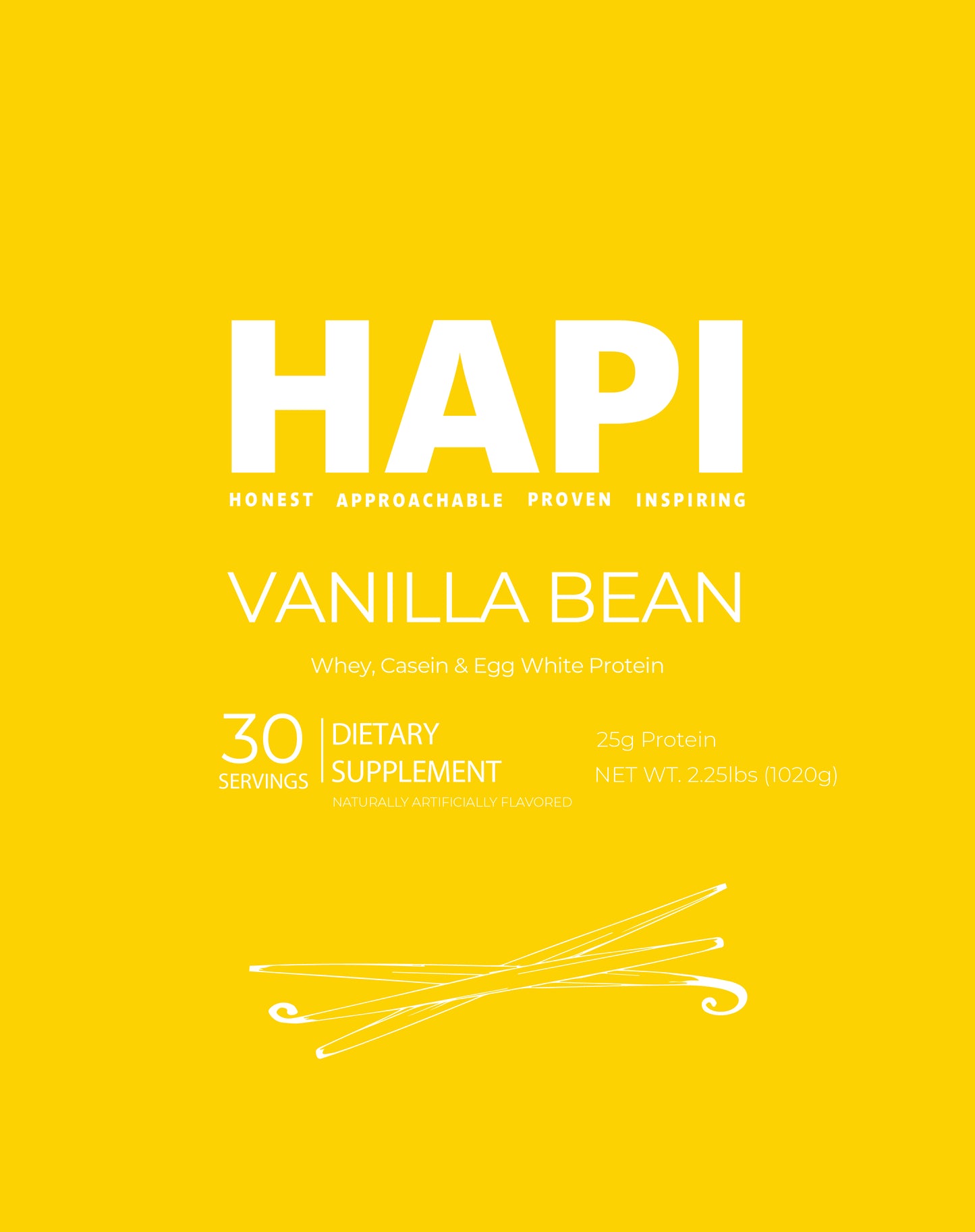 HAPI Vanilla Bean Protein